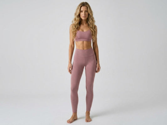 Core Sculpt High-Waisted Leggings – Slate Grey 7/8 Length