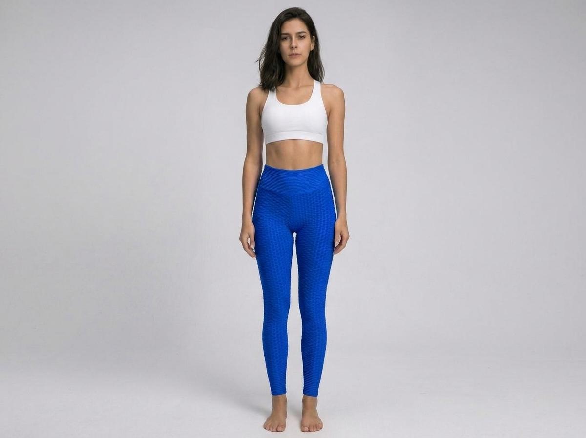 Sculpt & Lift High-Waist Textured Leggings - Neon Lime | Anti-Cellulite Booty Lift