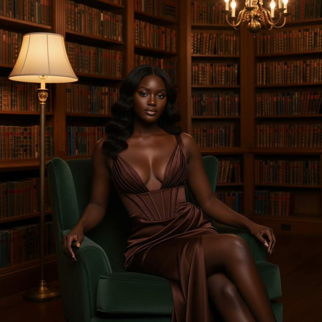 The Siena Corset Satin Evening Gown | Maison De Glow